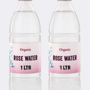 Organic Rose Water 1 Litre (Pack of 1) | Natural Skin Toner & Coolant | Pure & Refreshing | Suitable for Face, Hair & Cooking
