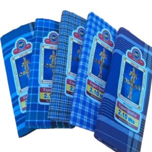 Men’s 100% Pure Cotton Multicolor Lungies – Pack of 7 | Stitched & Ready to Wear | 2.10 Meter | Soft & Breathable Checked Lungis | Daily Home Wear